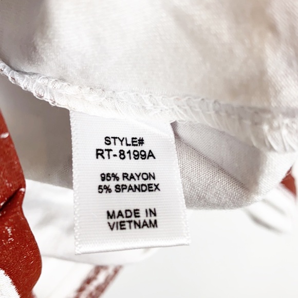 Zenana American Flag Print Short Sleeve Top - Picture 9 of 14